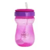 Cana anticurgere Minut Baby cu pai mobil 360 ml roz