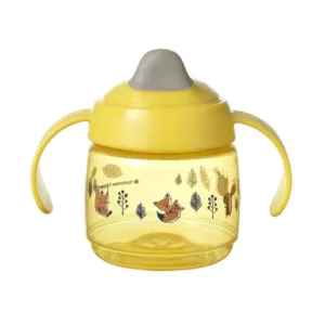 Cana antivarsare cu cioc moale Tommee Tippee Superstar 190 ml 4 luni + Yellow