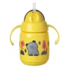 Cana antivarsare cu pai Tommee Tippee Superstar 300 ml 6 luni + Yellow