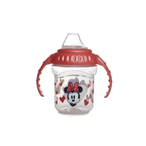 Cana cu capac si manere 250 ml cioc din silicon Disney Minnie