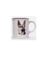 Cana cu catel rasa german Shepherd in relief