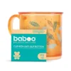 Cana cu fund antiderapant Baboo Portocaliu 170 ml 12 luni+