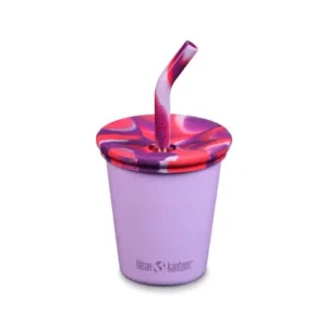 Cana cu pai Klean Kanteen Kid Cup 296 ml Crocus Petal