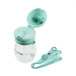 Cana cu pai si curea din tritan 330 ml U-Grow