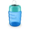 Cana cu tetina de formare Philips Avent 260 ml 9 luni + blue