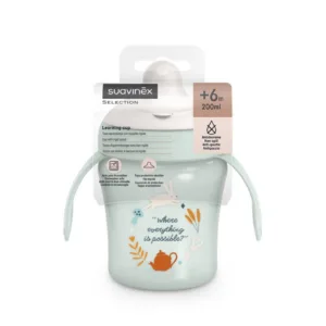 Cana de antrenament Suavinex Wonder verde 200 ml