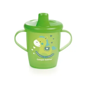 Cana din plastic cu duza Canpol Toys green 250 ml