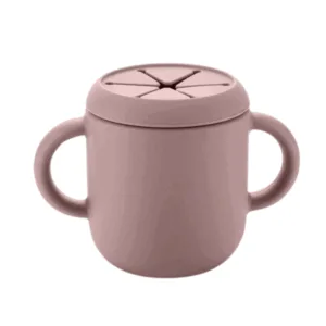 Cana din silicon 2 in 1 Reer Roz