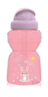 Cana sport Animals cu pai moale si flexibil 6 luni+ 325 ml Blush Pink