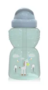 Cana sport Animals cu pai moale si flexibil 6 luni+ 325 ml Mint Green