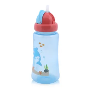 Cana sport cu pai moale 12 luni+ 330 ml Blue