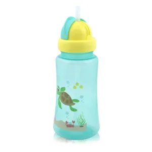 Cana sport cu pai moale 12 luni+ 330 ml Green