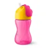 Canita cu pai Avent 300 ml pink