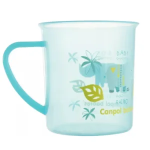 Canita plastic 220 ml albastru