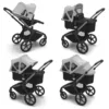 Capotina cu extensie plasa insecte Bugaboo Fox 5 Fox Cub Lynx misty grey