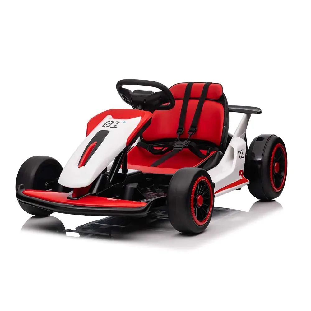 Cart pentru copii cu baterie 24V Go Kart Drifting Rosu 8390082-2B