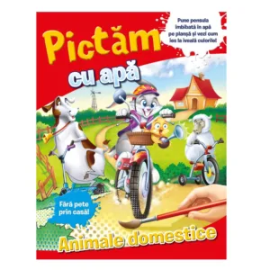Carte Pictam cu apa. Animale domestice
