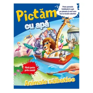Carte Pictam cu apa. Animale salbatice