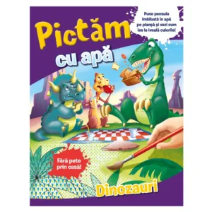 Carte Pictam cu apa. Dinozauri