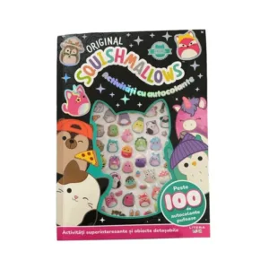 Carte cu autocolante Original Squishmallows Activitati Pufoase