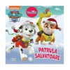 Carte cu autocolante Paw Patrol. Patrula salvatoare