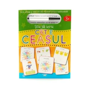 Carte cu carioca Stiu sa scriu cat e ceasul