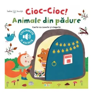 Carte cu sunete Cioc Cioc Animale din Padure Bebe Invata