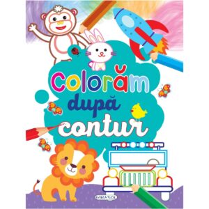 Carte de colorat Girasol