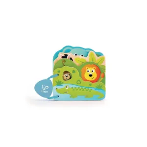 Carte din lemn Hape Animale Salbatice
