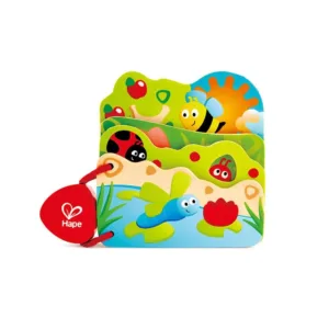 Carte din lemn Hape Insecte