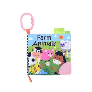 Carticica textila pentru bebelusi Lorelli Animale de Ferma