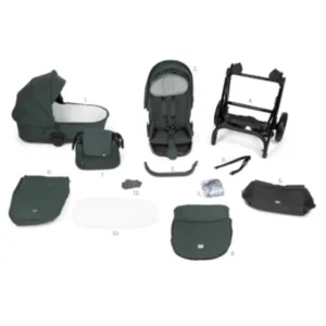 Carucior 2 in 1 Tutis Mio 3+ Moon Rock 611 din piele
