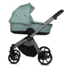 Carucior 2 in 1 Tutis Mio 3+ Turquoise 243 din piele