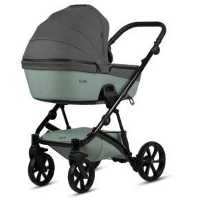 Carucior 2 in 1 Tutis Viva 5+ Sage 039 din piele ecologica