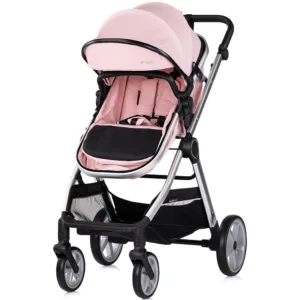Carucior 2 in 1 pentru copii Chipolino Vista Pink Marshmallow