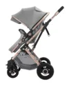 Carucior 2in1 transformabil KikkaBoo Scarlett Light Grey