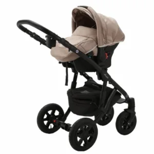 Carucior 3 in 1 Adamex Barletta FL5 Flowers Collection oak barrel cu scaun auto iSize