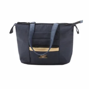 Carucior 3 in 1 Adamex Rimini Alu tip Collection Linen EcoLeather RY95 Blue Gold cu scaun auto iSize