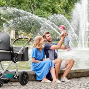 Carucior 3 in 1 Kinderkraft Veo grey