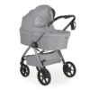 Carucior 3 in 1 cu landou si scoica auto I-Size (40-87 cm) Cangaroo Unique 2025 Cloud Silver