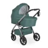 Carucior 3 in 1 cu landou si scoica auto I-Size (40-87 cm) Cangaroo Unique 2025 Pine Green