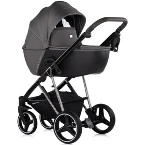 Carucior 3 in 1 pentru copii Chipolino Imperium Charcoal