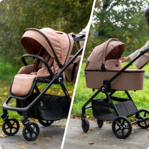 Carucior 4 in 1 pentru copii Kidnort Alskar beige