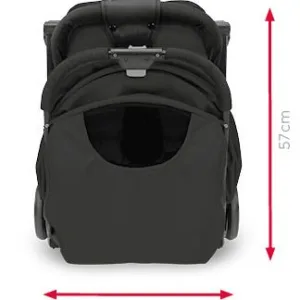 Carucior Asalvo modul Troller transport pe avion negru-rosu