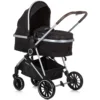 Carucior Chipolino Aura 3 in 1 Obsidian silver i-Size