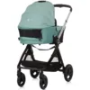 Carucior Chipolino Elite 3 in 1 pastel green i-Size