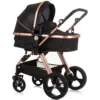 Carucior Chipolino Havana 3 in 1 Obsidian gold i-Size