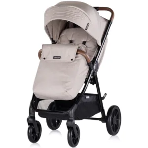 Carucior Chipolino Ultera cu husa picioare Tiramisu