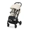 Carucior Cybex Gold BEEZY Canvas White cu cadru negru