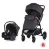 Carucior combinat 2 in 1 Chipolino Ultera BlackBerry cu scaun auto
